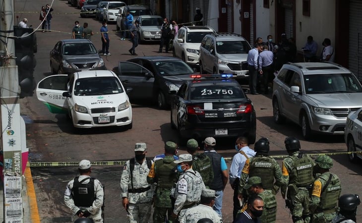 Balacera en calles del centro de Metepec deja al menos un muerto