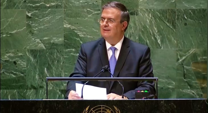Ebrard llama a levantar embargo a Cuba ante Asamblea de la ONU