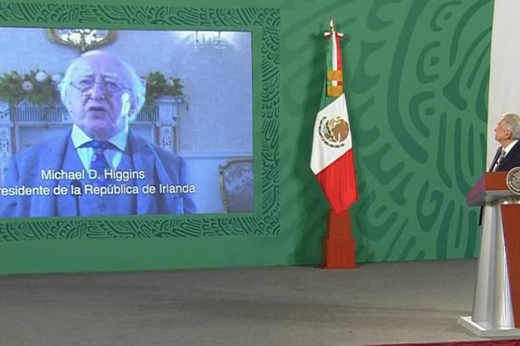 Presidente de Irlanda felicita a México