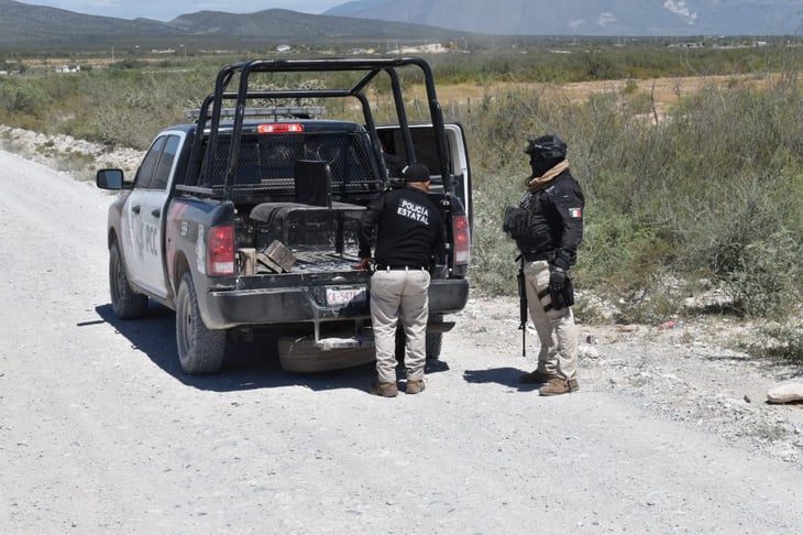 Los elementos de la Policía Civil de Coahuila sufren ponchadura en áreas rurales de Castaños 
