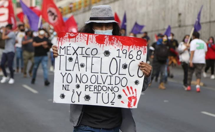 5 personas fueron detenidas en Saltillo durante la marcha de Tlatelolco