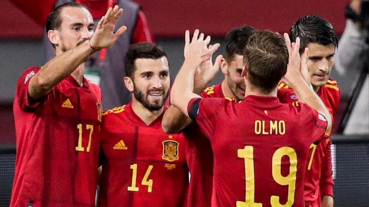 28 Jugadores y ocho goleadores, así llegó España a la fase final