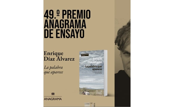 Enrique Díaz Álvarez gana Premio Anagrama de Ensayo