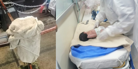Abandonan bebé con huellas de maltrato en Iztapalapa