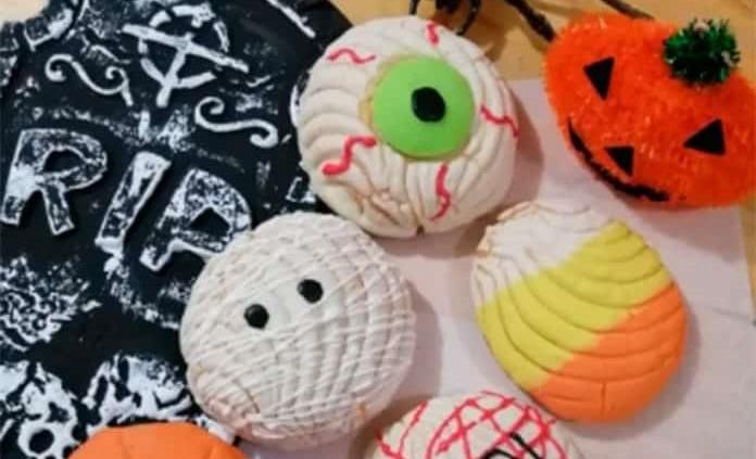 Crean conchas temáticas de Día de Muertos y Halloween