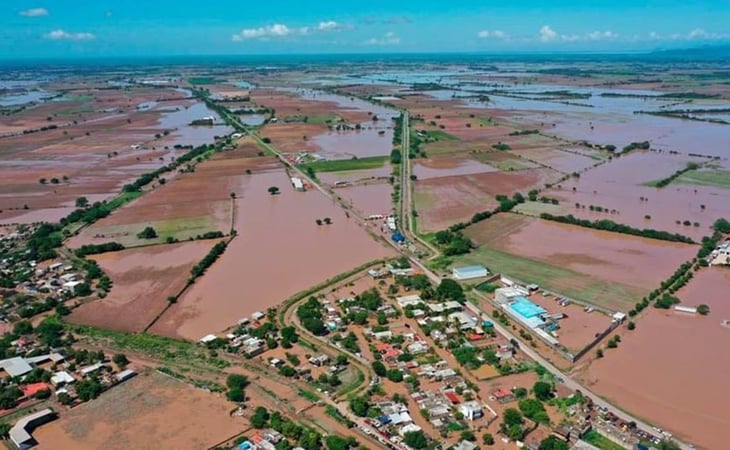 Municipio de Nayarit permanece inundado tras paso de huracán