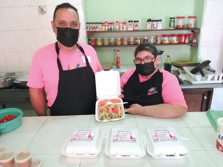 El DIF San Buenaventura entrega comidas por el día del cáncer