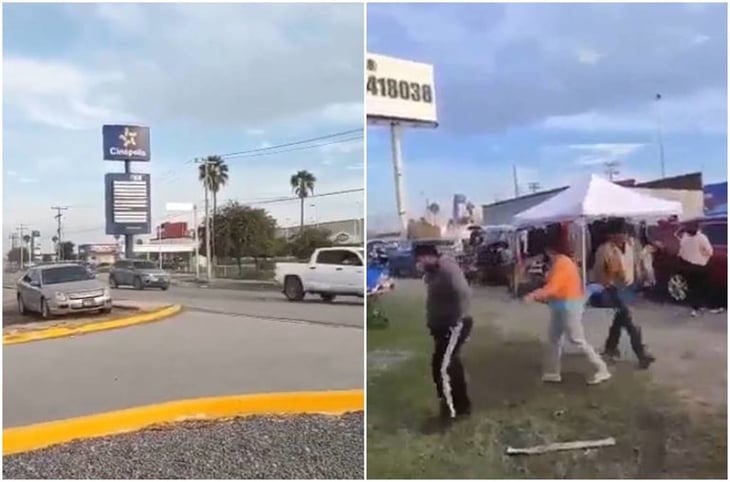 VIDEO: Se enfrentan hombres armados con militares en calles de Matamoros