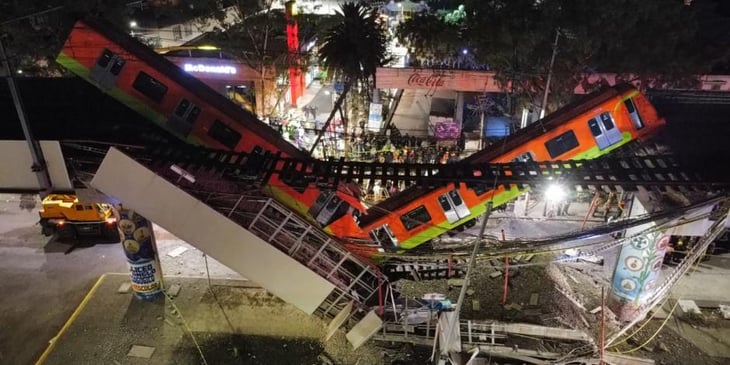 Fiscalía denuncia a 10 personas por colapso del metro en CDMX