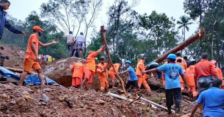A 24 subieron los muertos tras las fuertes lluvias en el sur de la India