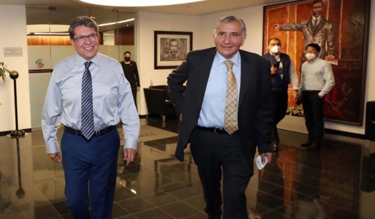 Adán Augusto López y Ricardo Monreal revisan agenda legislativa