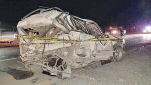 Conductor que chocó con su camioneta anoche muere después de 15 horas de agonía en Monclova