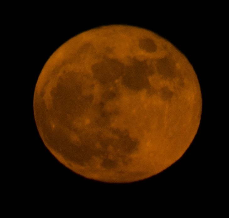 Monclova vive una noche espectacular con luna llena 