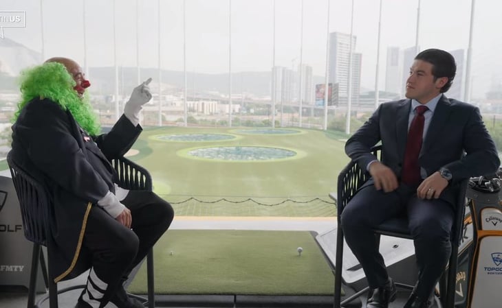 Brozo entrevista a Samuel García en campo de golf de Nuevo León