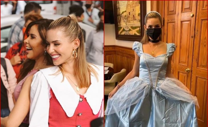 Influencer Mariana Rodríguez causa polémica por vestido de ‘Cenicienta’ e invitación a Gloria Trevi