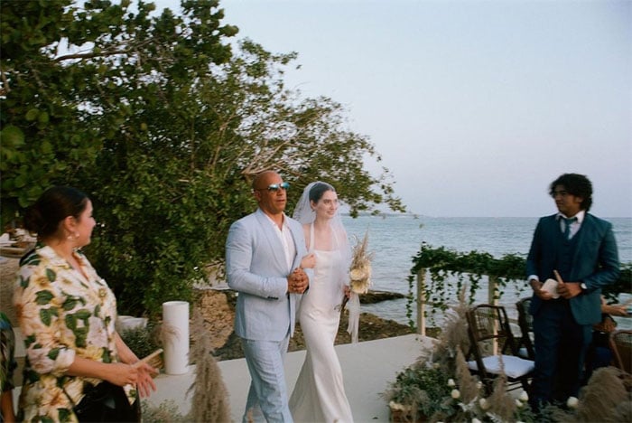 VIDEO: Hija de Paul Walker camina al altar de su boda junto a Vin Diesel