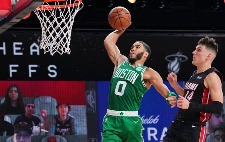 Jayson Tatum y Horford imponen su experiencia y dan primer triunfo a Celtics