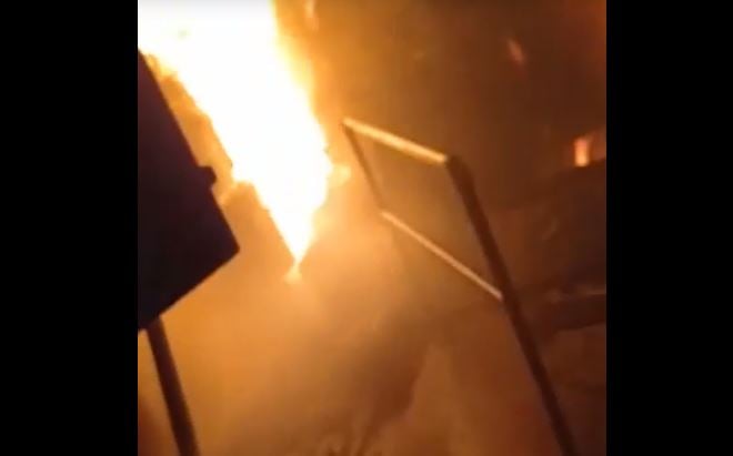 Incendio en laminadora en caliente moviliza a cuerpos de emergencia de AHMSA