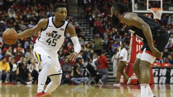 Jazz exhiben poder ofensivo y arrollan a Rockets; Garuba, 4 rebotes