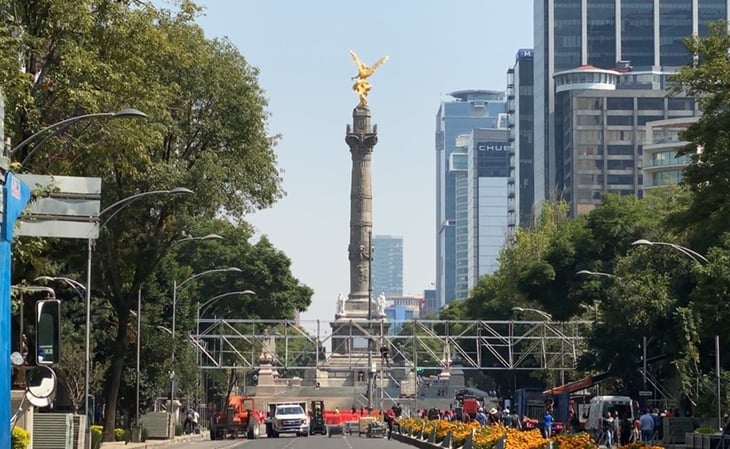 El asfalto de Paseo de la Reforma, listo para recibir a 'Checo' Pérez