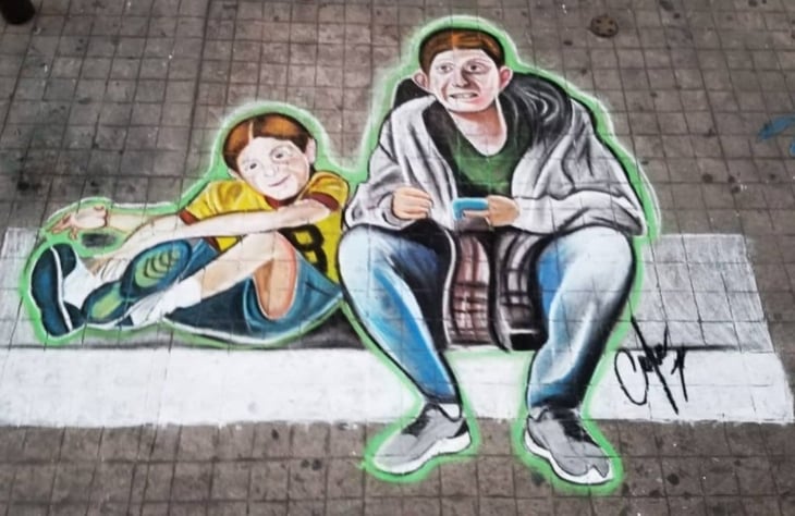 Artista urbano rinde homenaje a Octavio Ocaña en Sinaloa