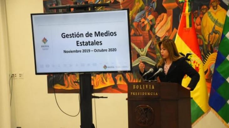 Gobierno boliviano denuncia un daño de más de 1,2 millones de dólares a medios públicos