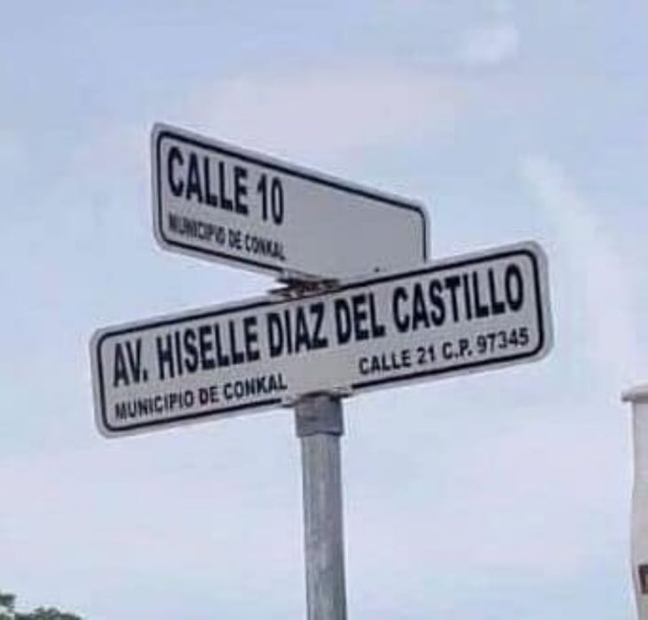 Critican en redes a alcaldesa de Yucatán por una calle con su nombre
