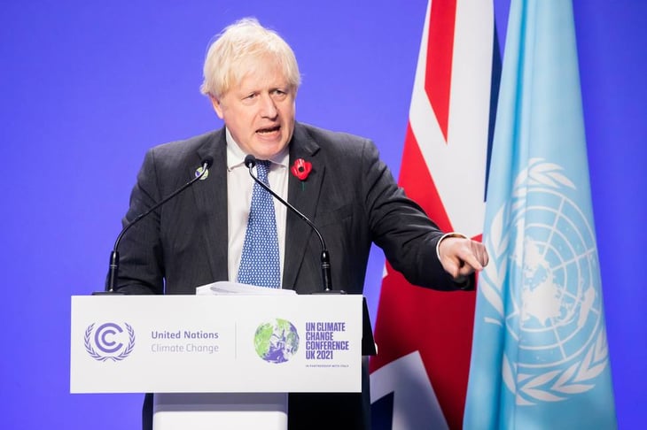 Johnson ve 'difíciles' las negociaciones en la COP26 y pide más ambición