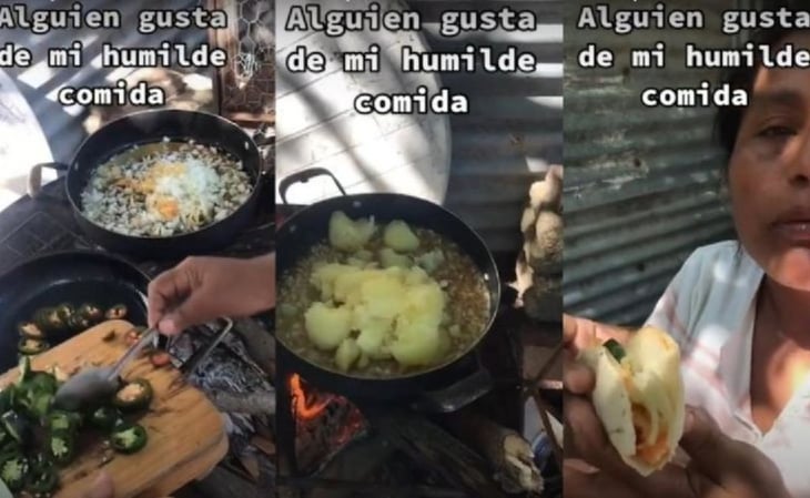 Viral: Mujer cocina para 4 personas con 50 pesos
