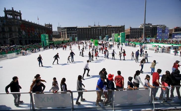 Este año, el Zócalo no tendrá pista de hielo, pero sí una verbena navideña