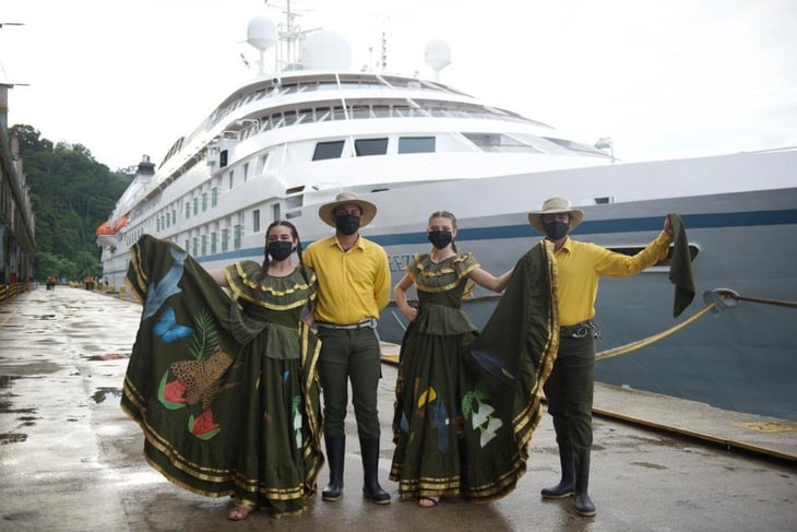 El Caribe de Costa Rica recibe su primer crucero en 20 meses