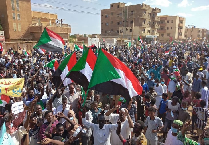 Al menos un muerto en protesta contra golpe de Estado en Sudán