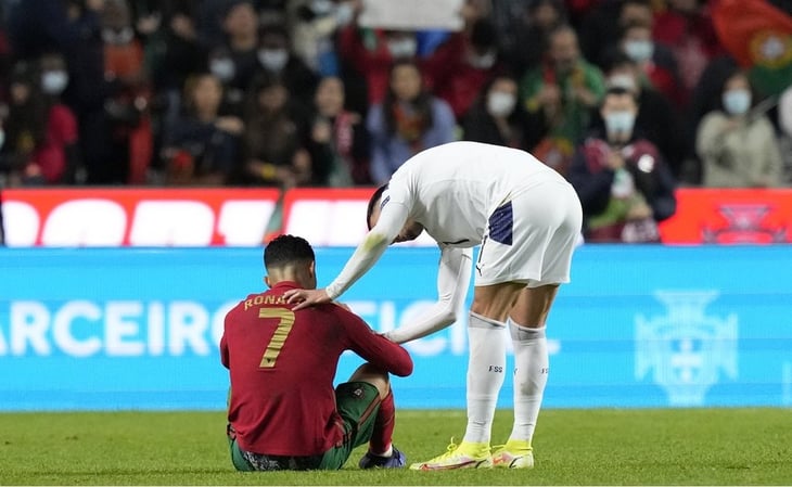 Cristiano Ronaldo 'se rompe' tras perder el boleto directo a Qatar 2022