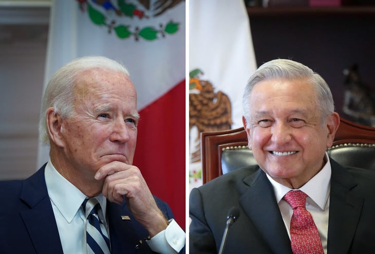 López Obrador agradece a Biden por no tratar a México como 'patio trasero'
