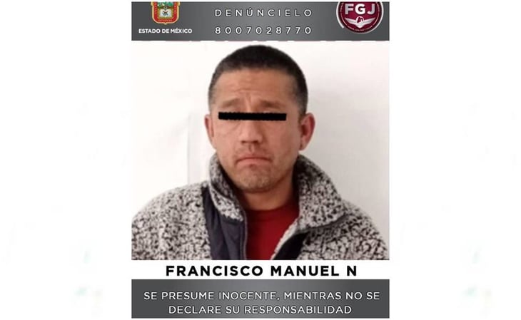 Detienen a presunto feminicida de una niña de 3 años en el municipio de Nicolás Romero