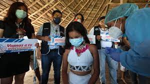 Perú aplicó 164,800 vacunas anticovid en comunidades indígenas amazónicas