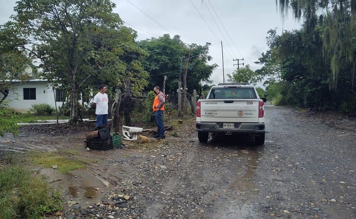 Lluvias afectan seis municipios en Veracruz