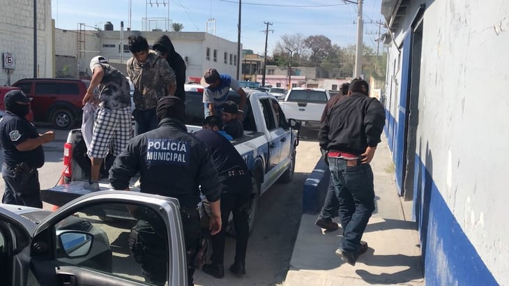 Operativo barrido deja más de 10 personas detenidas por diferentes faltas administrativas en Monclova 