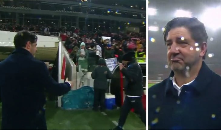 Técnico del Nápoles le niega saludo a entrenador del Spartak   