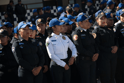 Mujeres Policías, mentalizadas para no caer en provocación en marcha