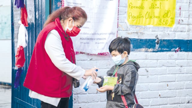 Clases presenciales con frentes fríos para infantes de la Región Centro