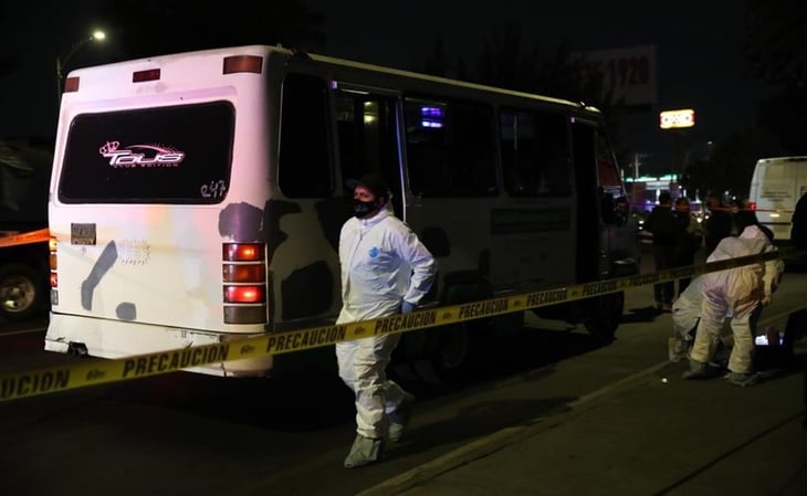 Delincuentes asaltan microbús en Iztapalapa y matan a dos pasajeros