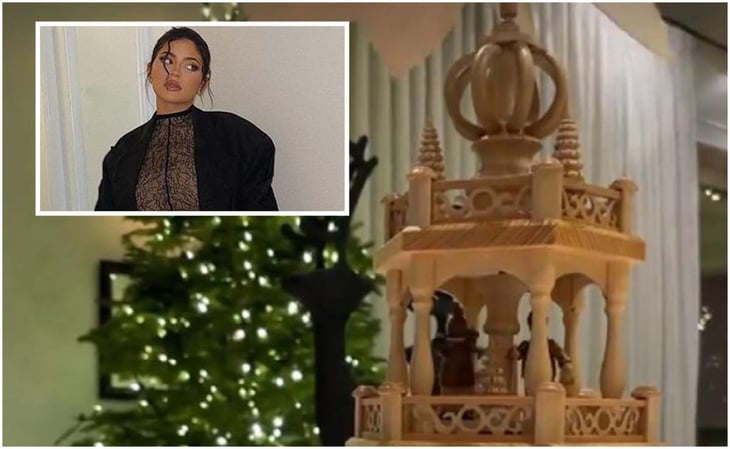 Kylie Jenner presume lujosa decoración navideña
