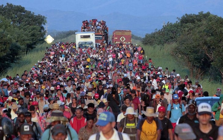 Regresa a Oaxaca la caravana migrante