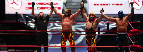 Los Infernales hacen sentir su poder en la Arena México
