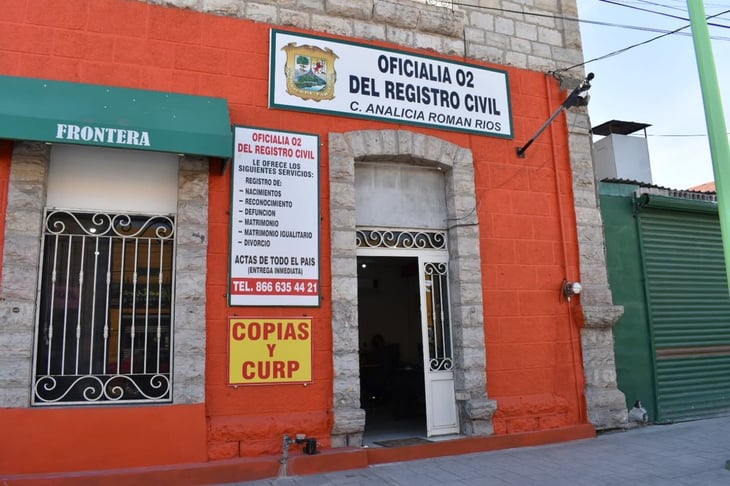 Prevén aumento en trámites del Registro Civil en Coahuila para el 2022
