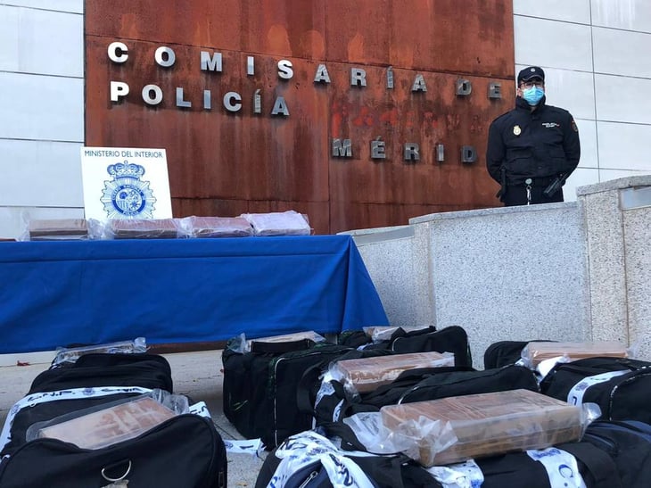 Intervienen 250 kilos de cocaína en España procedentes de Sudamérica