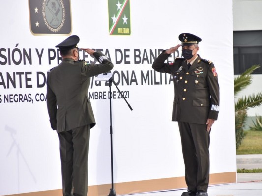 El General José Fausto Torres Sánchez toma posesión como comandante de la 47 Zona Militar en Piedras Negras