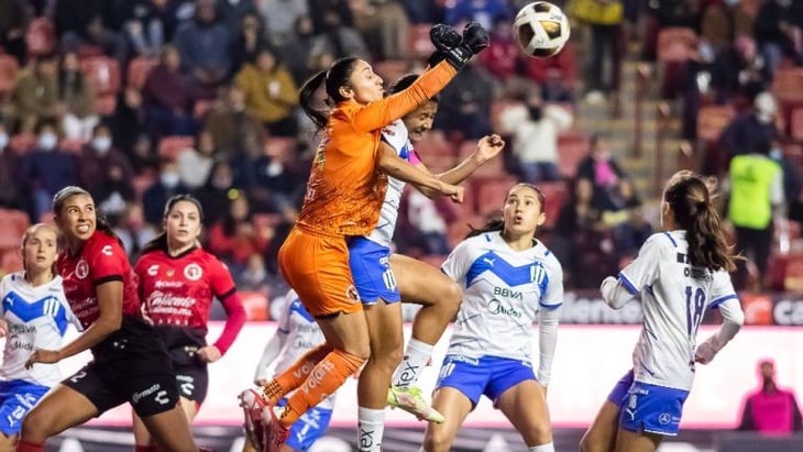 Liga MX femenil; Tijuana empató por la mínima ante Monterrey en la ida de los cuartos de final