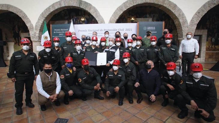 Los rescatistas de MIMOSA reciben premio nacional de Protección Civil